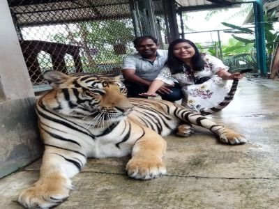 Pattaya Tiger Park Couple - Thailand 